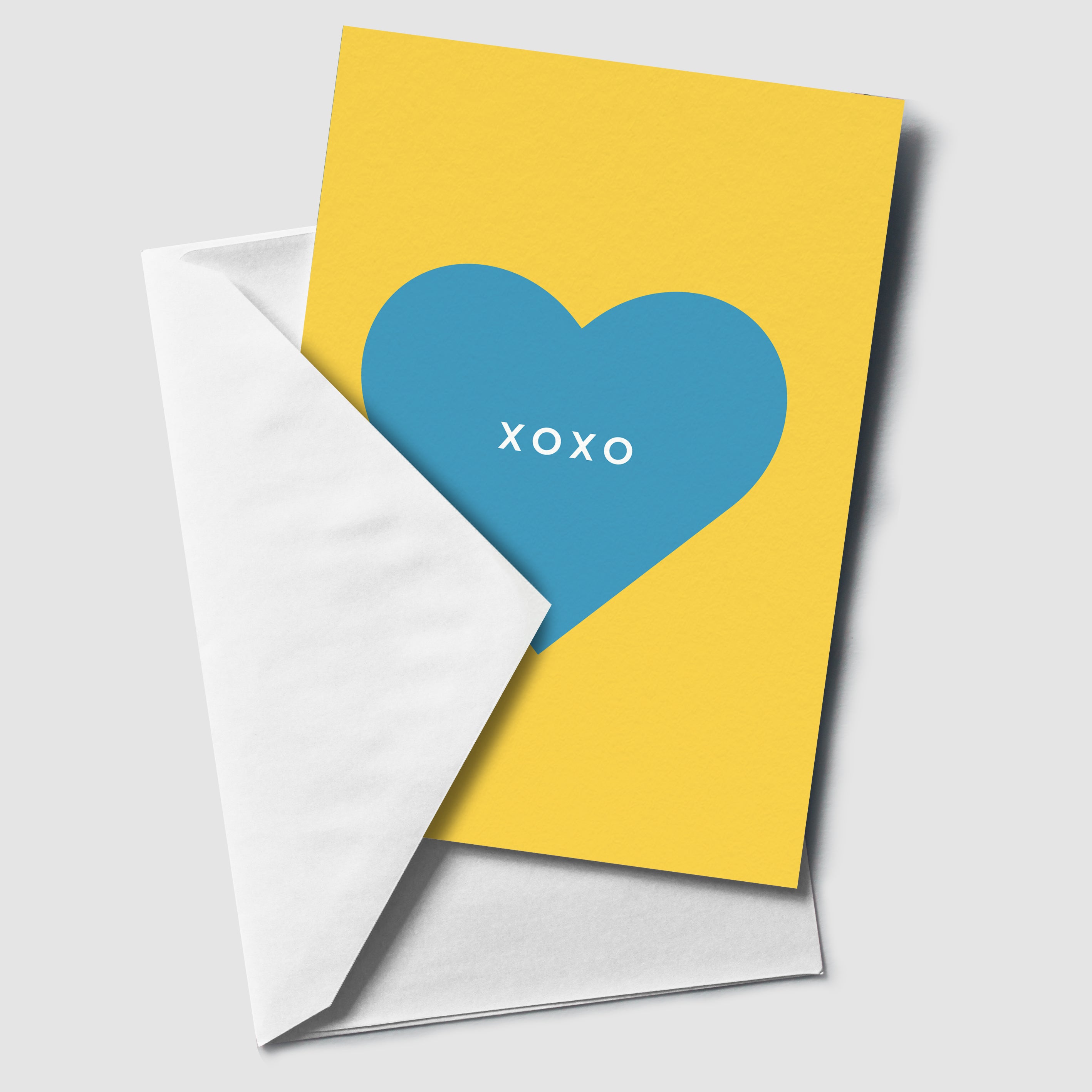 kisses greeting card