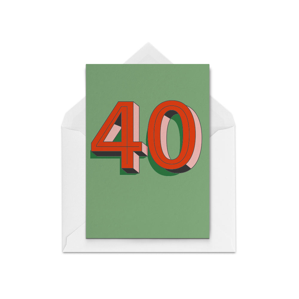 40th Birthday Bold