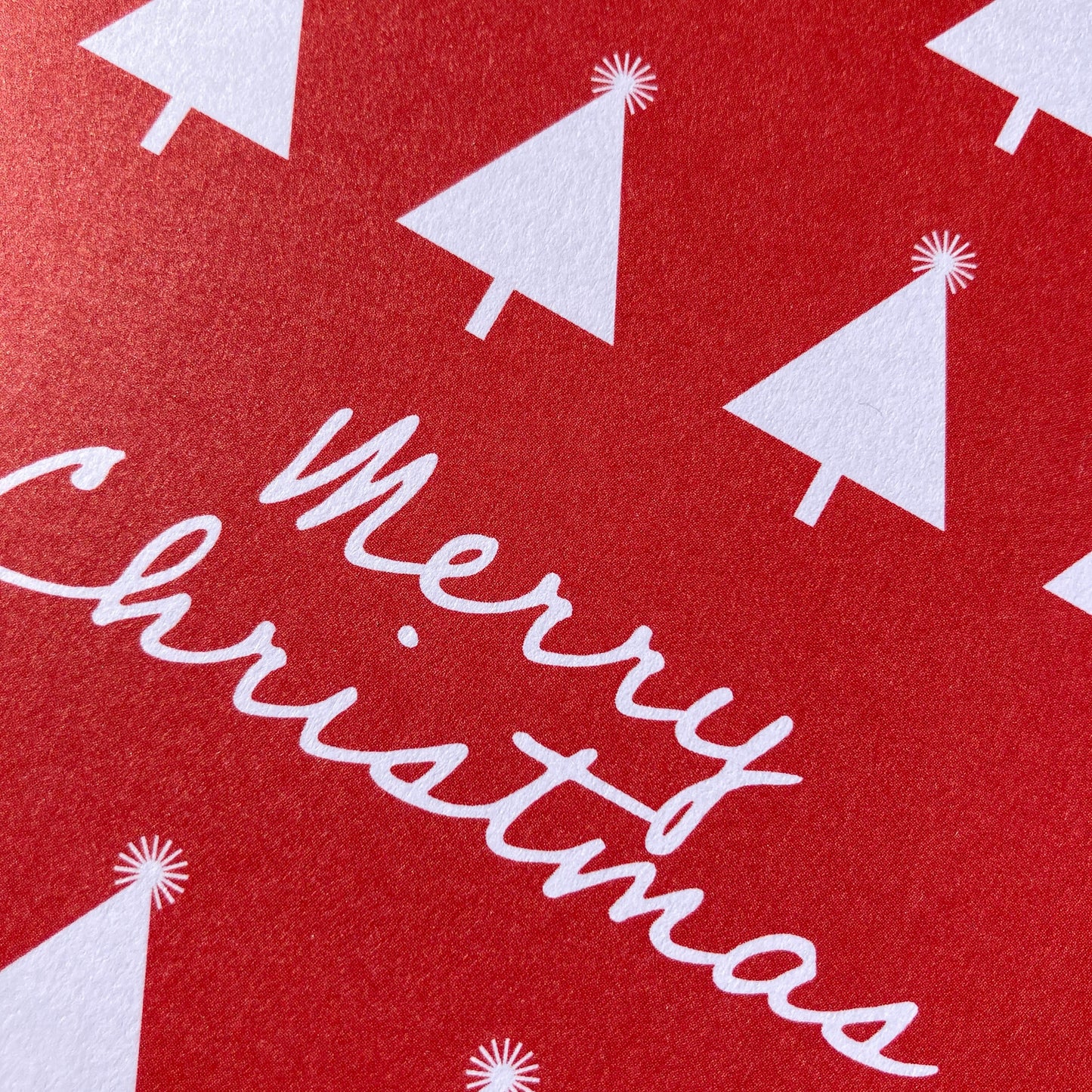 White on Red Christmas