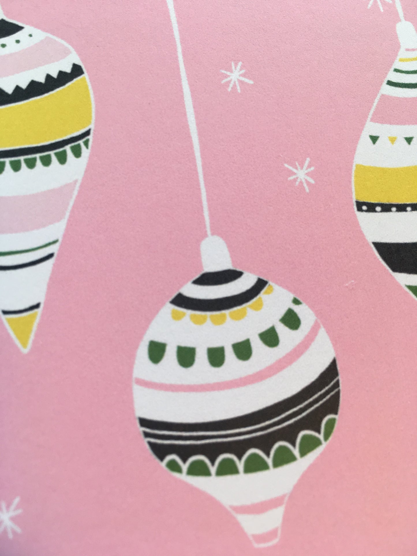 Christmas Baubles Pink