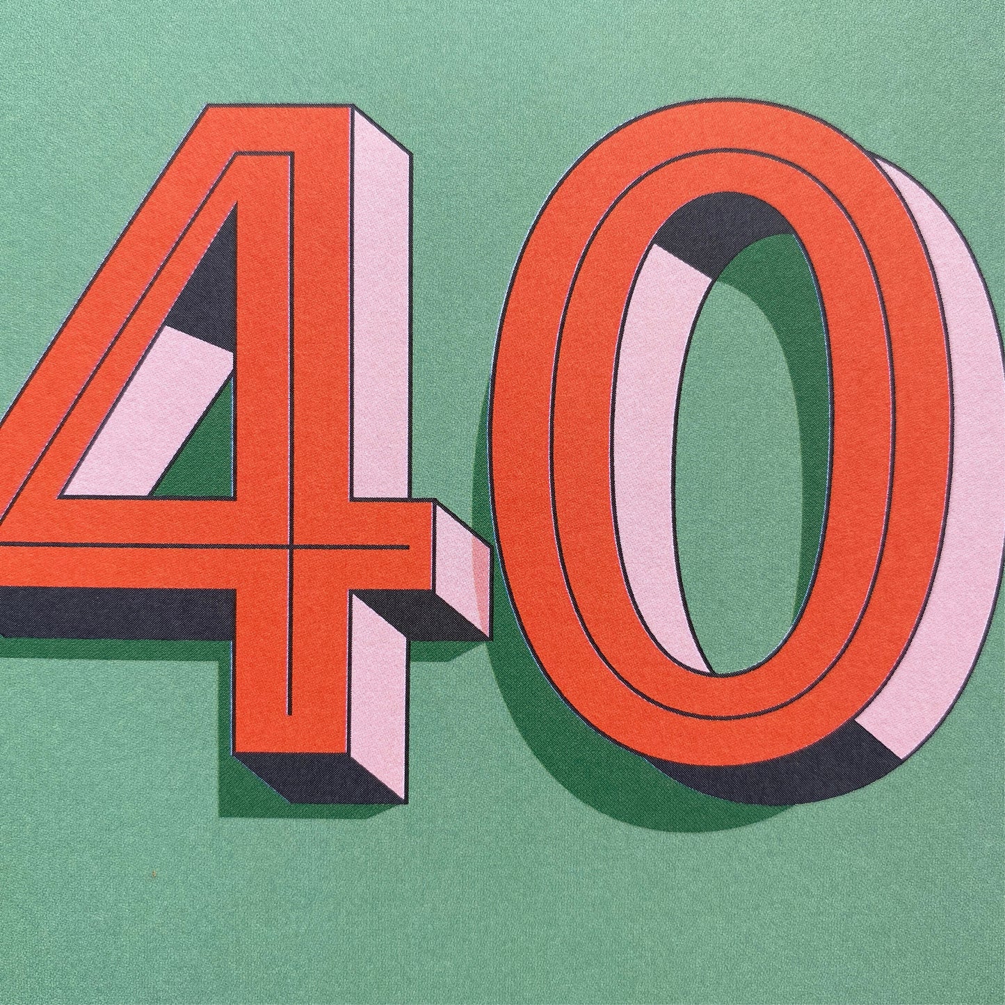 40th Birthday Bold