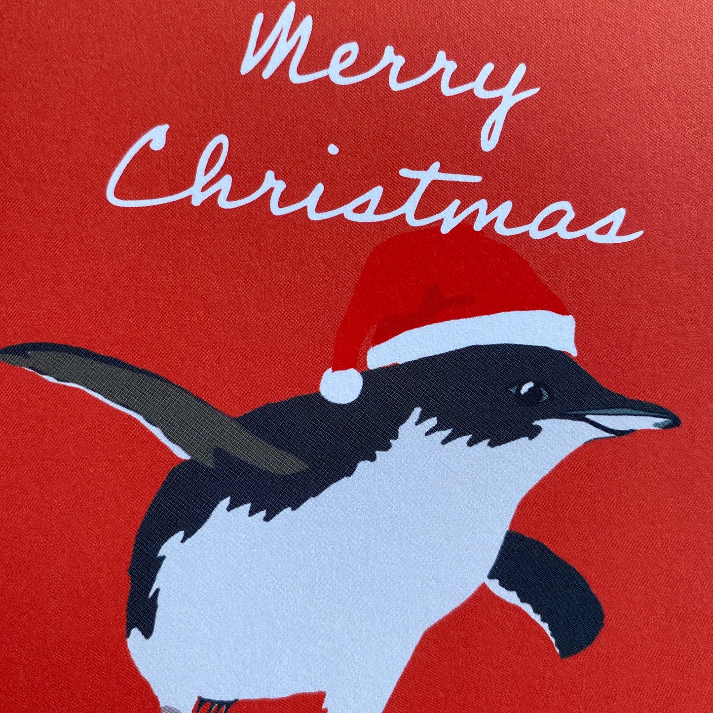 Christmas Penguin in Red
