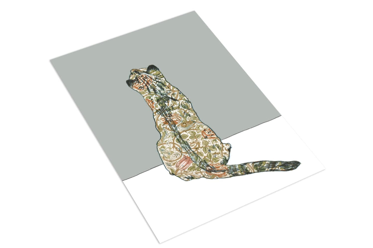 Looking Up Cat - The Paper People Greeting Cards