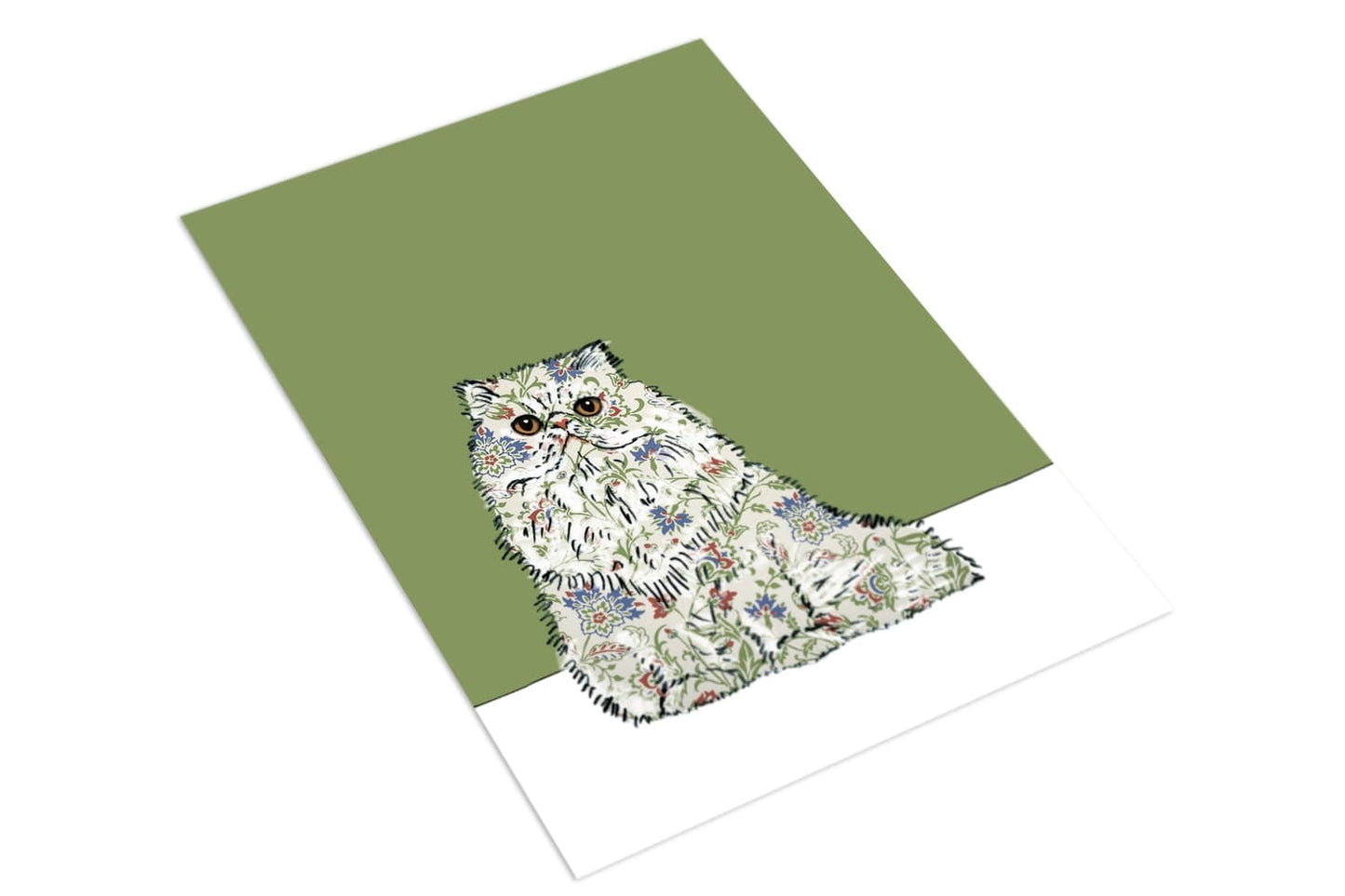 Persian Cat - The Paper People Greeting Cards