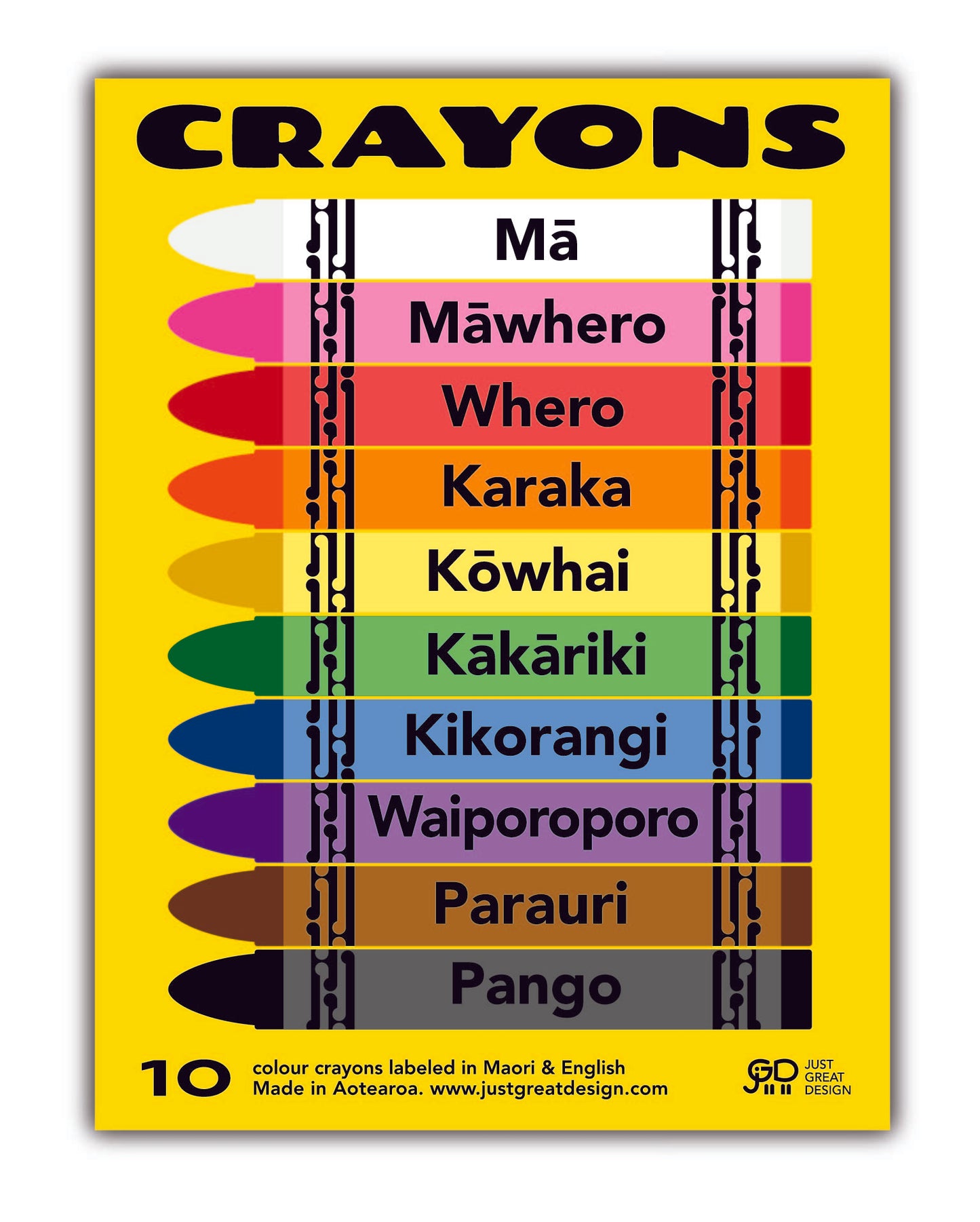 Cool Crayons - The Paper People Greeting Cards