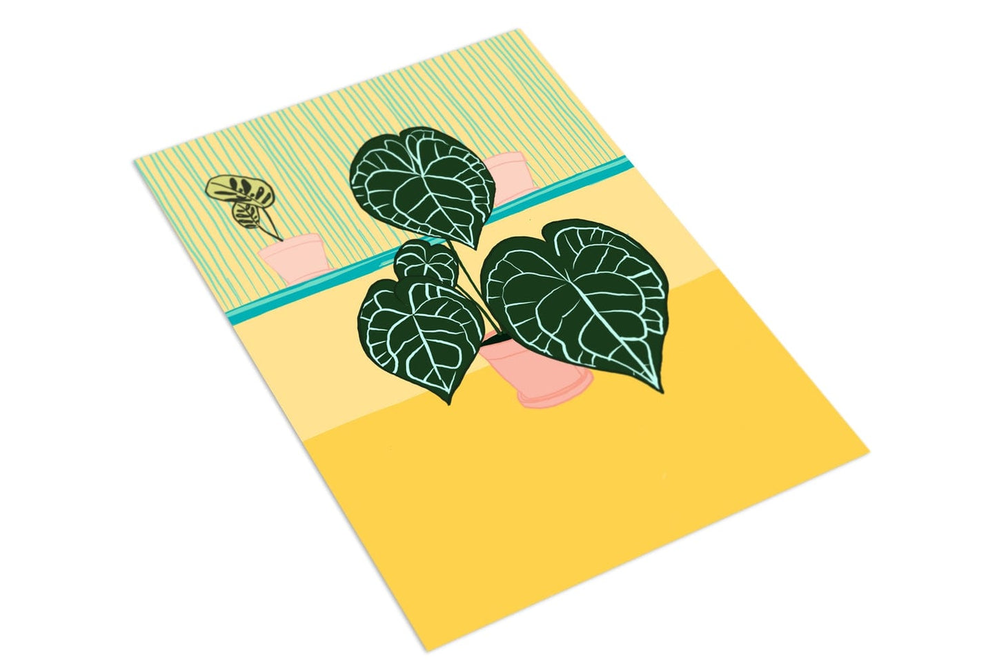 Houseplant Yellow - The Paper People Greeting Cards
