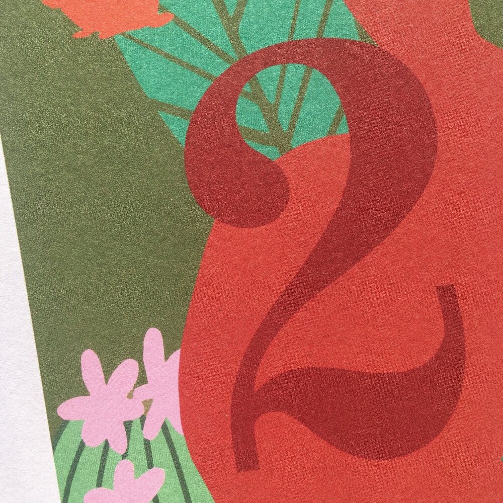 2 years old - The Paper People Greeting Cards