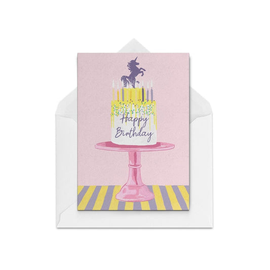 Happy Birthday Cake - The Paper People Greeting Cards