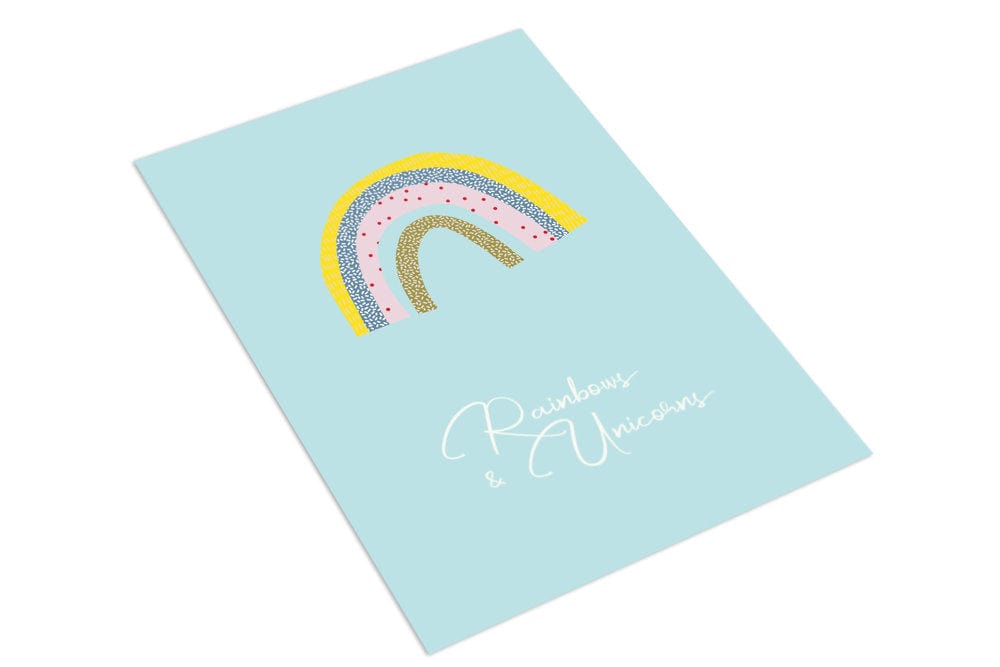 Rainbows & Unicorns - The Paper People Greeting Cards
