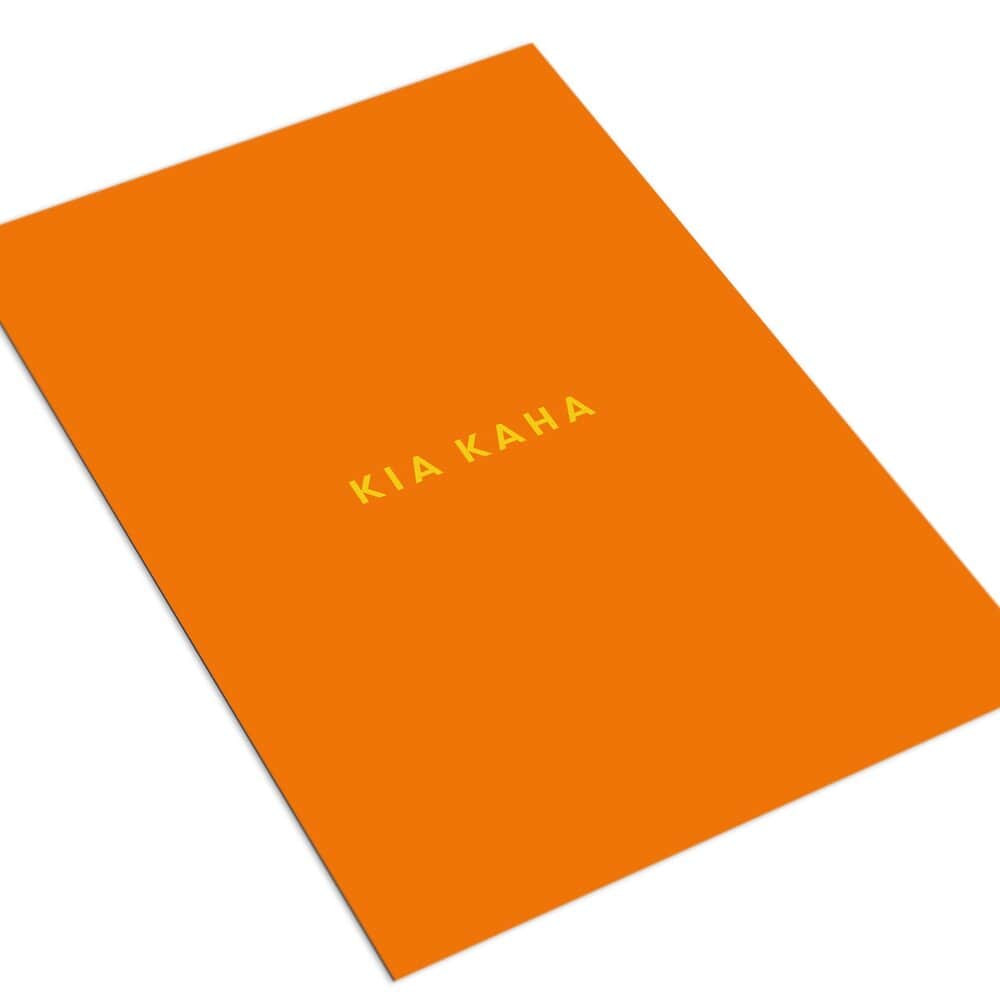 Kia Kaha - The Paper People Greeting Cards