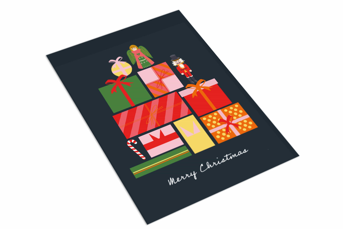 Present Pile - The Paper People Greeting Cards