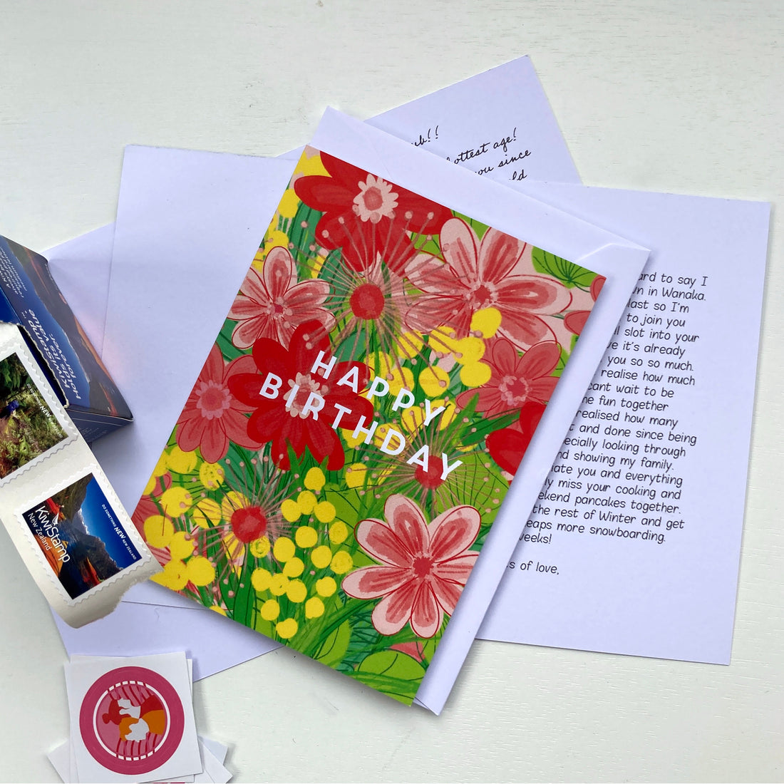 Send cards to New Zealand in just 3 days.