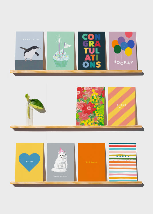 10 Mixed Cards