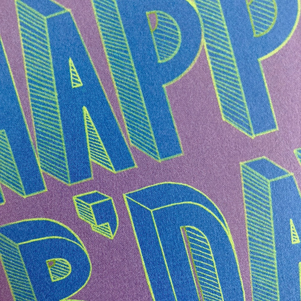 Purple Birthday Card