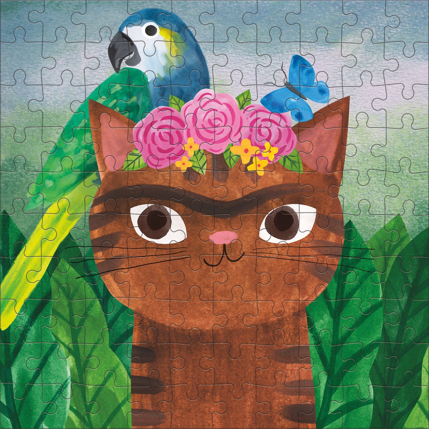 FRIDA Artsy Cats Puzzle Tin