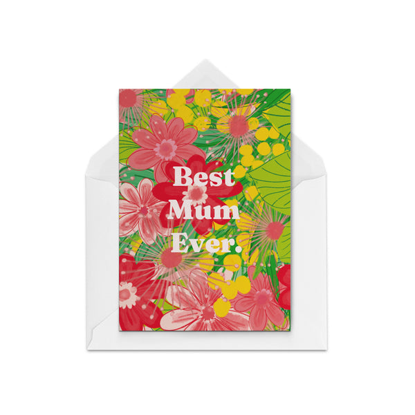 Mothers Day Card - Heart Mum Card – The Paper People Greeting Cards