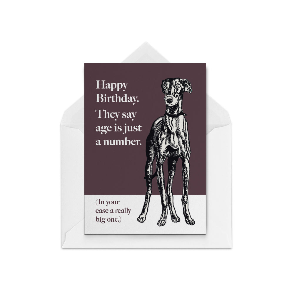 Grumpy Dog Funny Birthday Card – The Paper People Greeting Cards