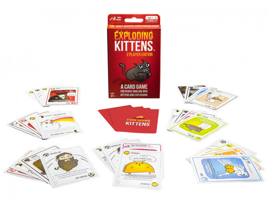 Exploding Kittens contents of box