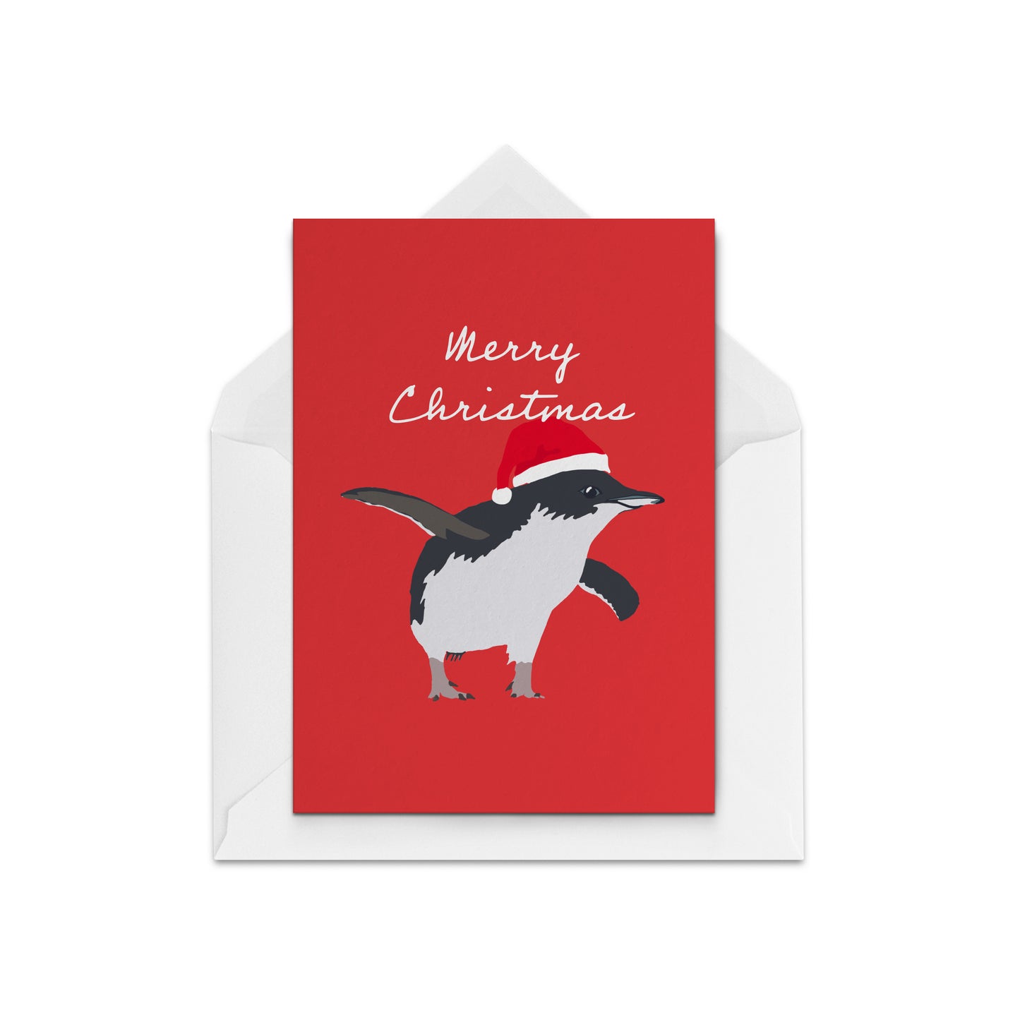 Christmas Penguin in Red