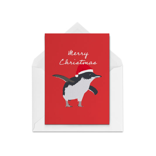 Christmas Penguin in Red