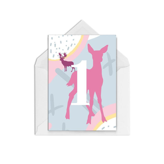 1 Year Old Birthday Card- The Paper People Greeting Cards