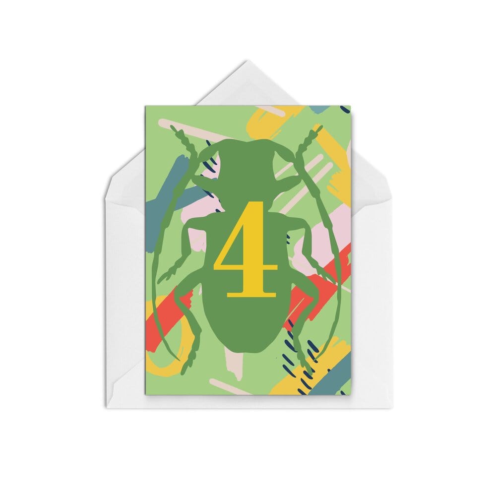 4 Years Old Birthday Card The Paper People Greeting Cards 4-years-old-birthday-card-the-paper-people-greeting-cards