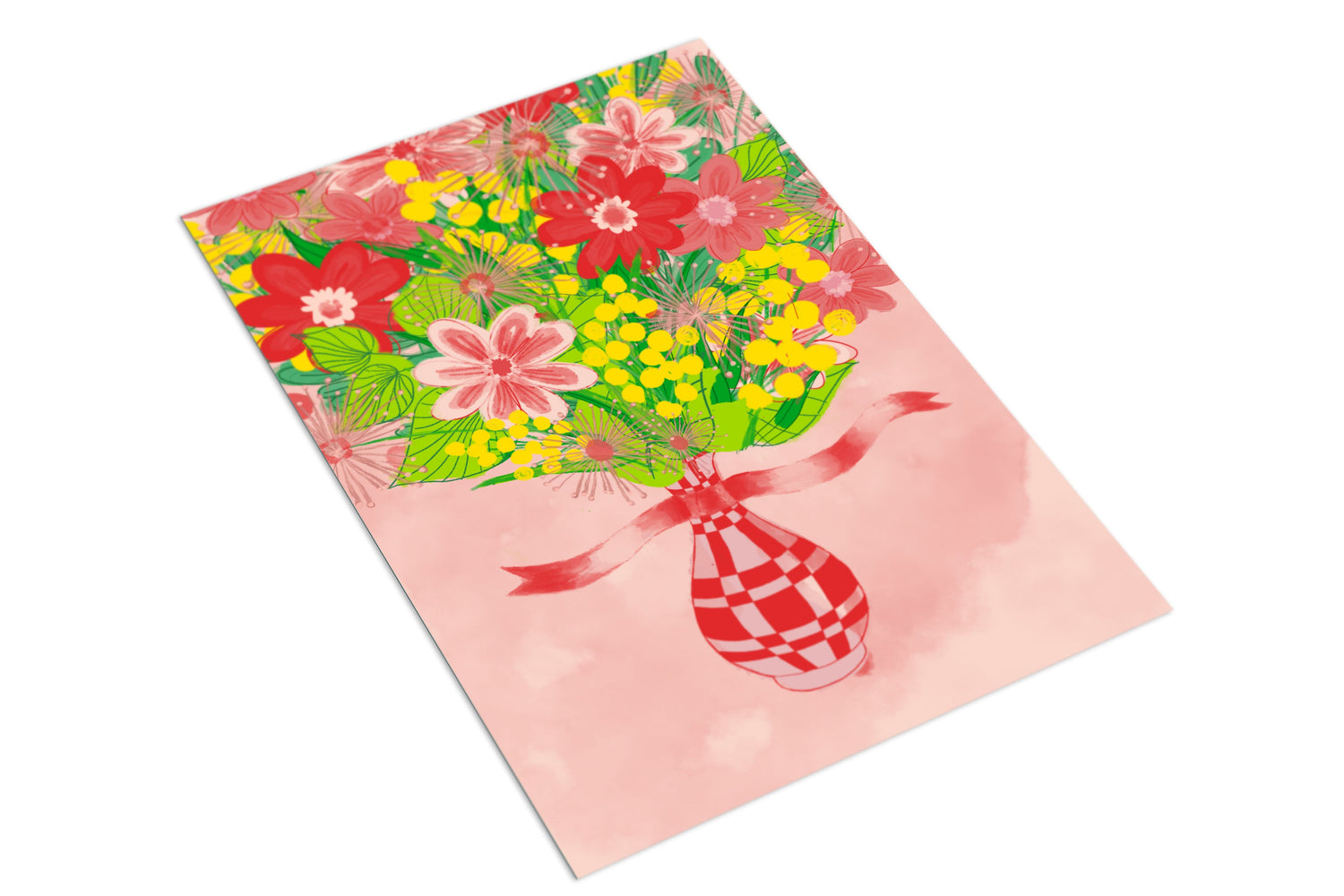 Bright Vase - The Paper People Greeting Cards