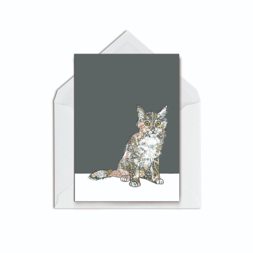 Scaredy Cat - The Paper People Greeting Cards