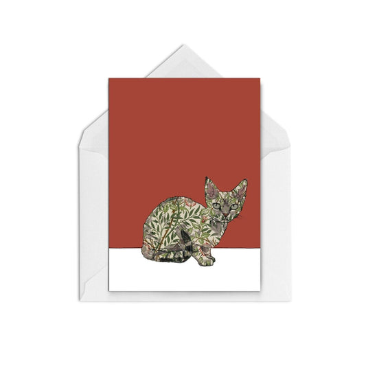 Cornish Rex Cat WS - The Paper People Greeting Cards