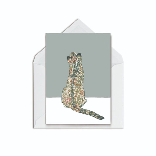 Looking Up Cat WS - The Paper People Greeting Cards