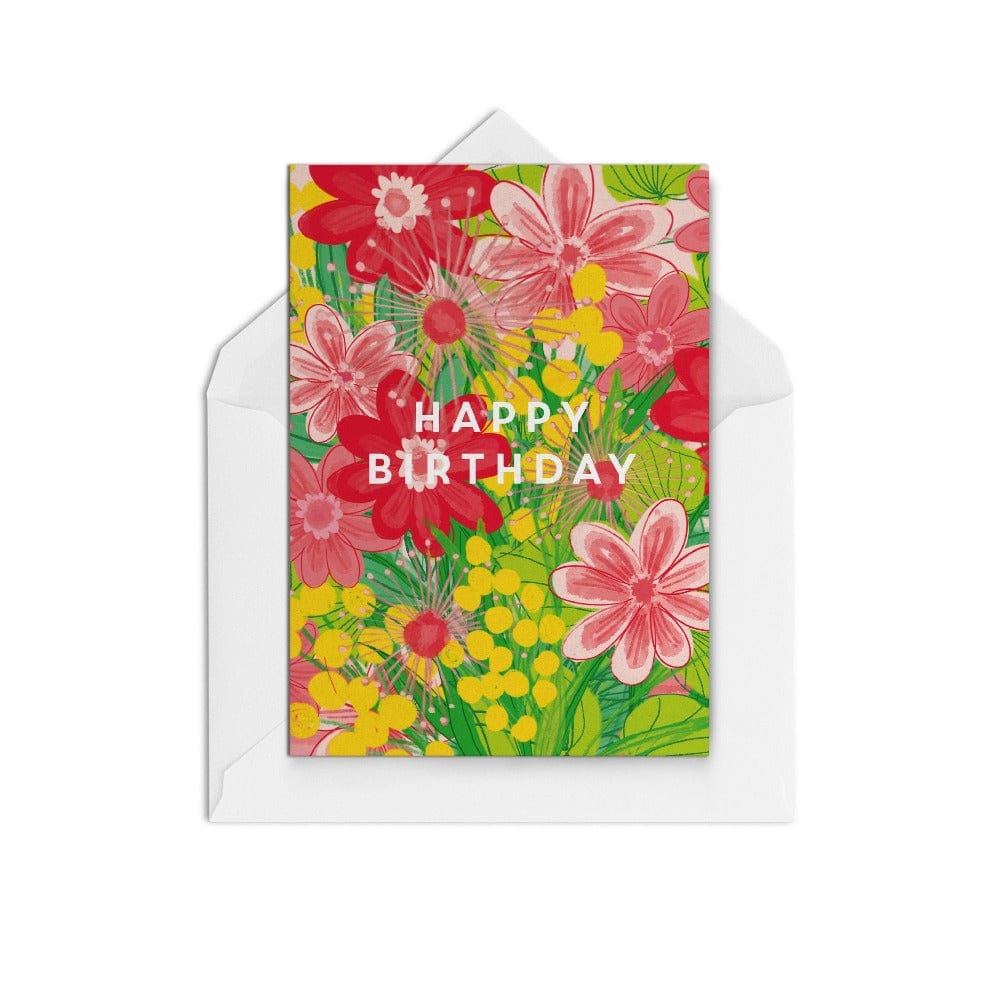 Birthday Flowers - The Paper People Greeting Cards