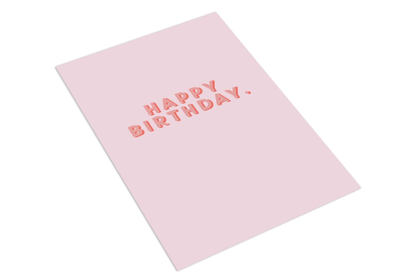 Happy Birthday pink - The Paper People Greeting Cards