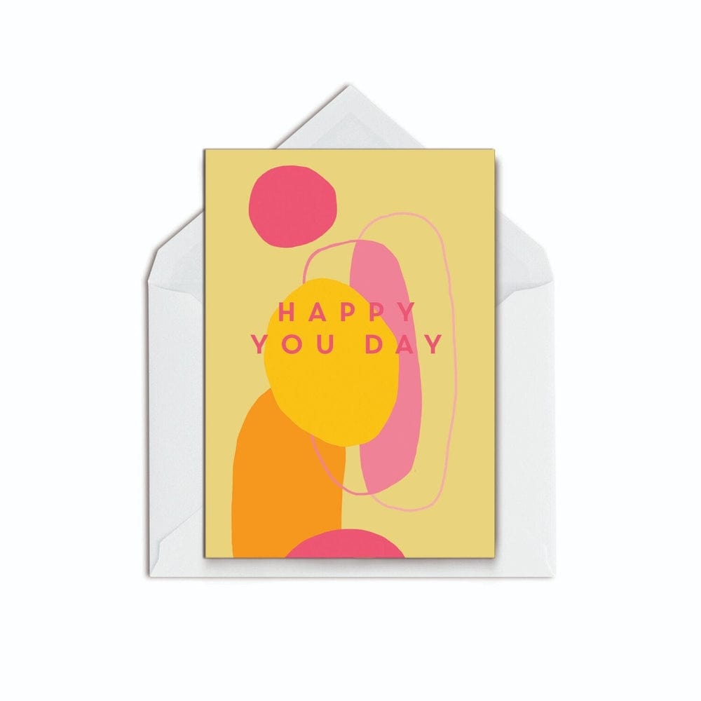 Birthday pink shapes - The Paper People Greeting Cards