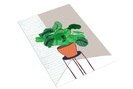 Houseplant Cream - The Paper People Greeting Cards