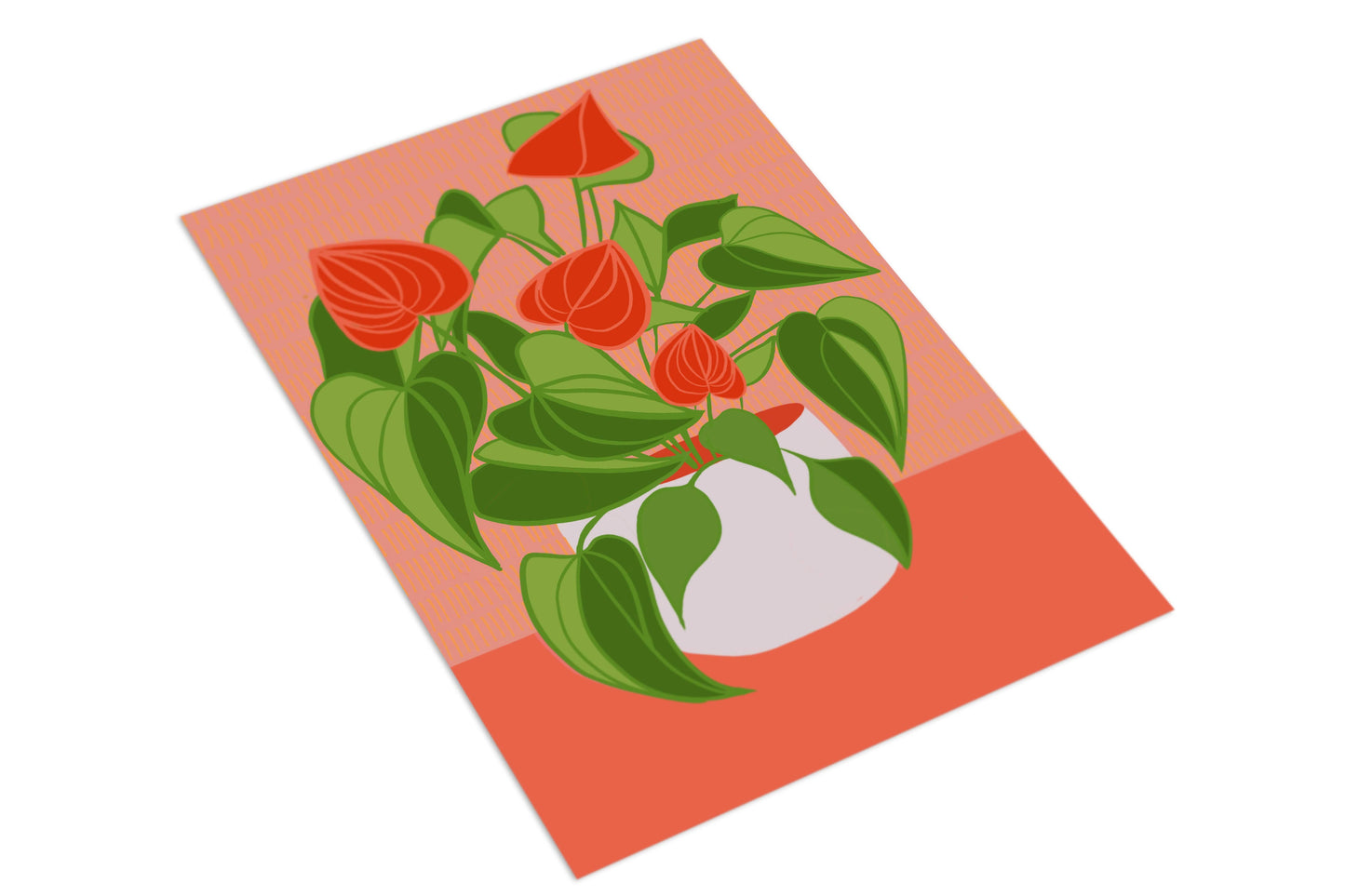 Houseplant Apricot - The Paper People Greeting Cards