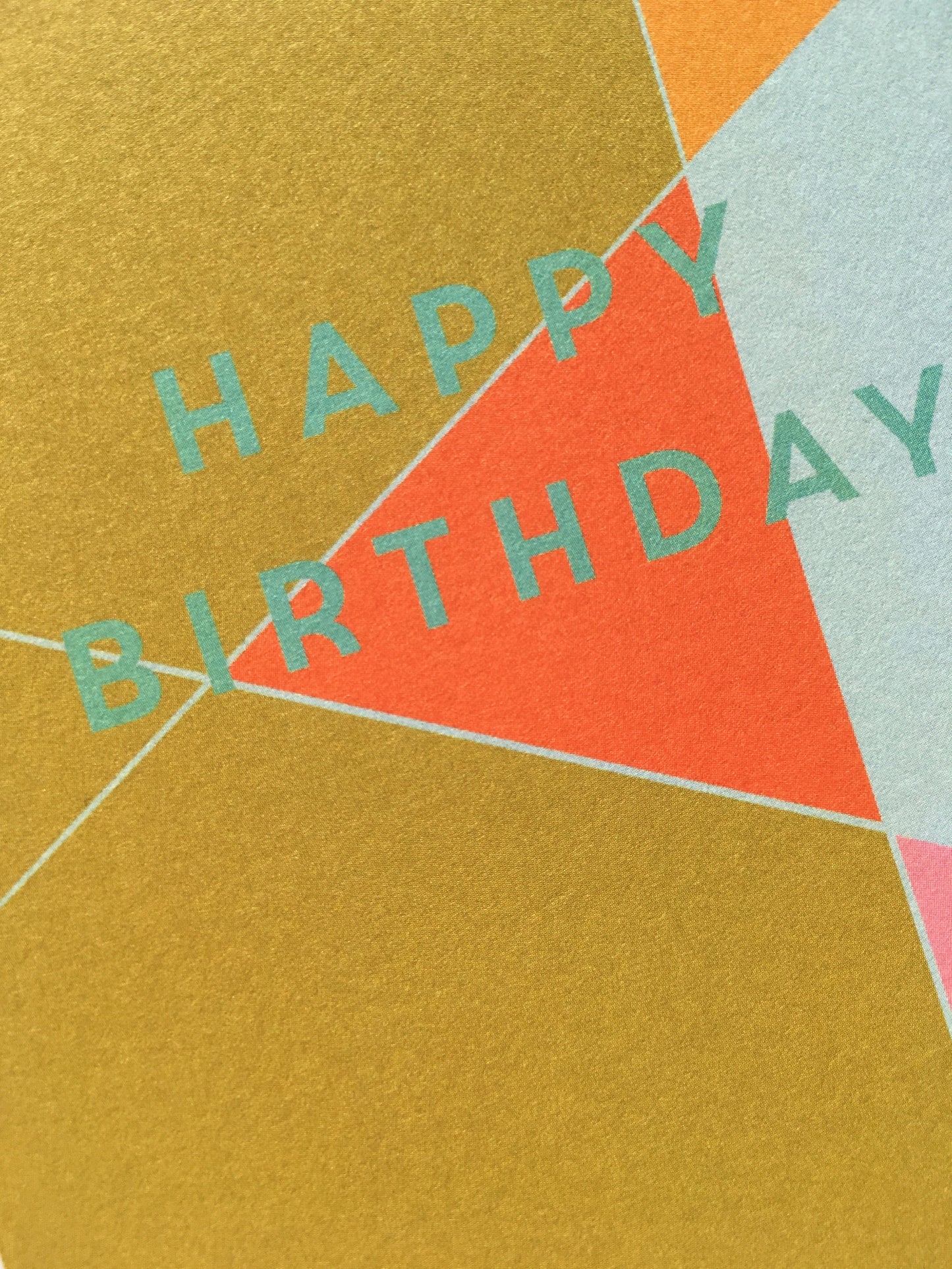 Birthday kaleidoscope olive - The Paper People Greeting Cards