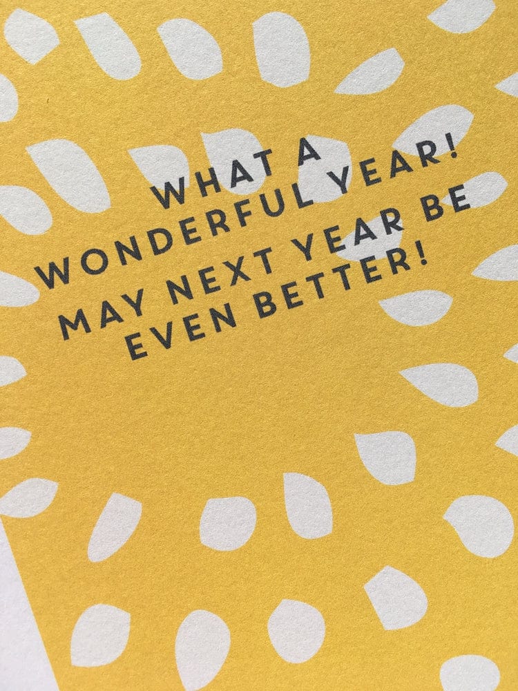 Wonderful Year - The Paper People Greeting Cards