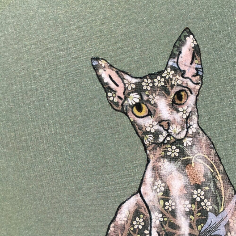 Russian Blue Cat - The Paper People Greeting Cards