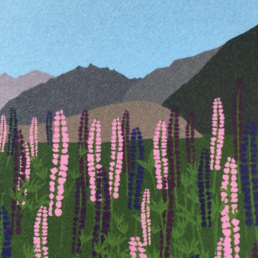 Lupins - The Paper People Greeting Cards