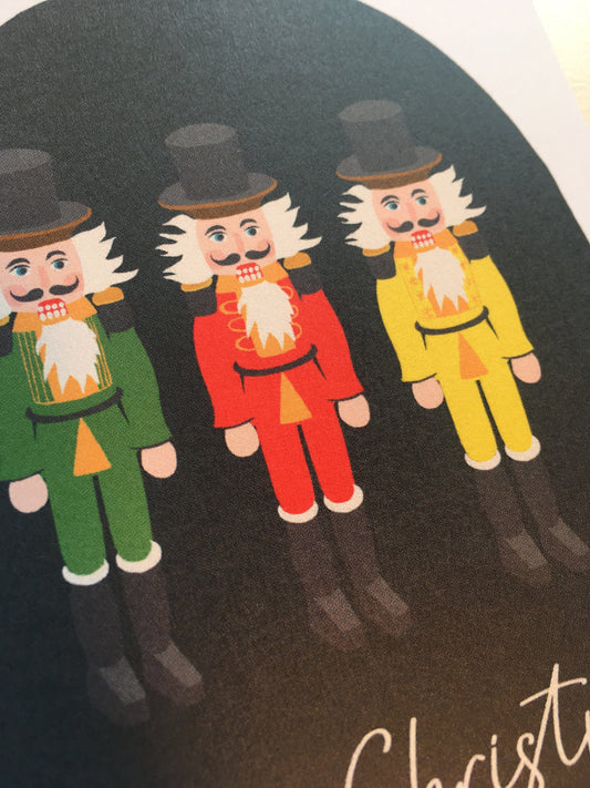 Merry Nutcrackers - The Paper People Greeting Cards