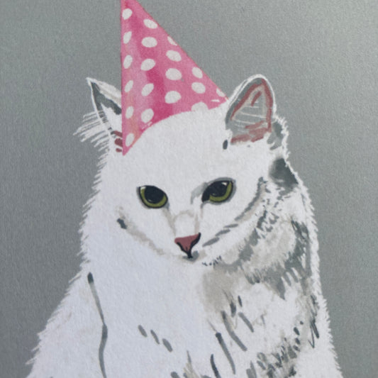 Luna Cat Birthday Card