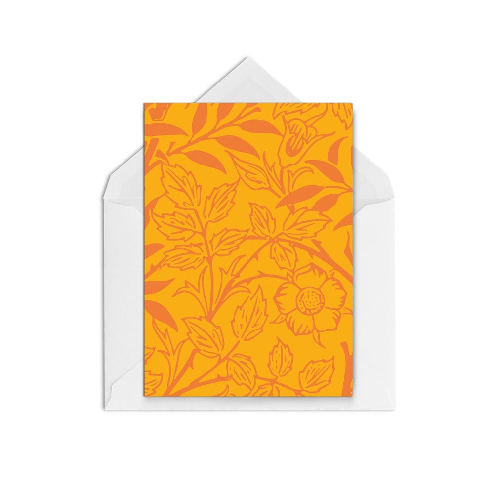 Morris Yellow - The Paper People Greeting Cards