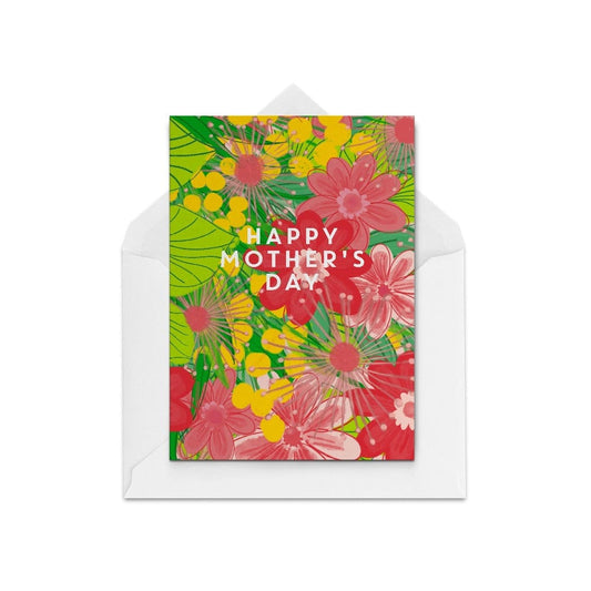 Mother's Day Flowers - Mother's Day Card - The Paper People Greeting Cards