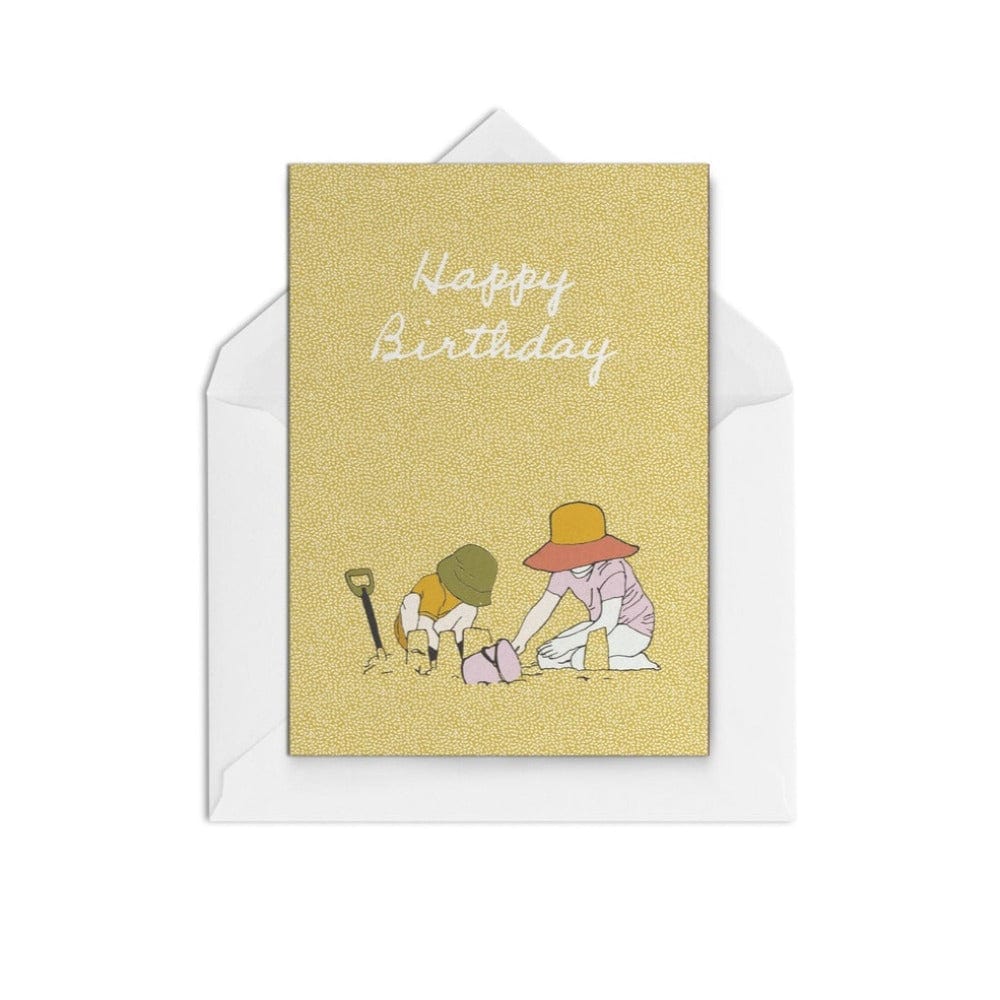 Happy Birthday Beach - The Paper People Greeting Cards