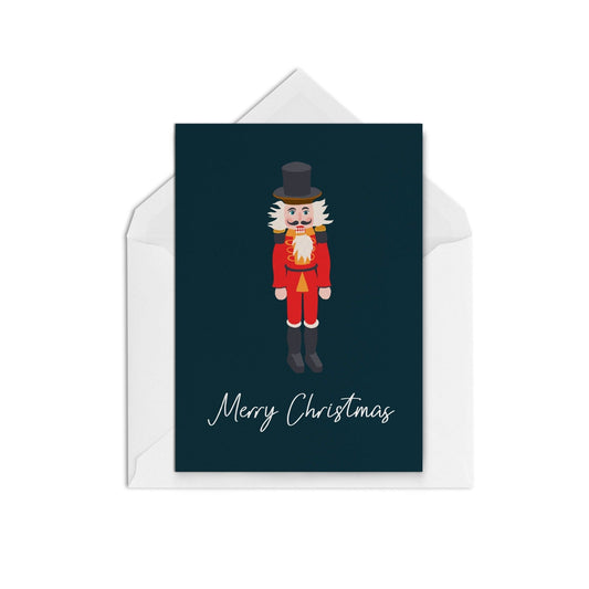 Single Merry Nutcracker - The Paper People Greeting Cards