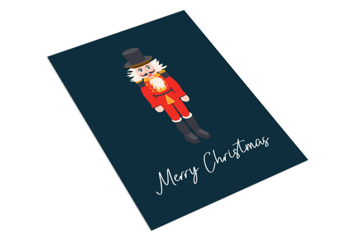 Single Merry Nutcracker - The Paper People Greeting Cards