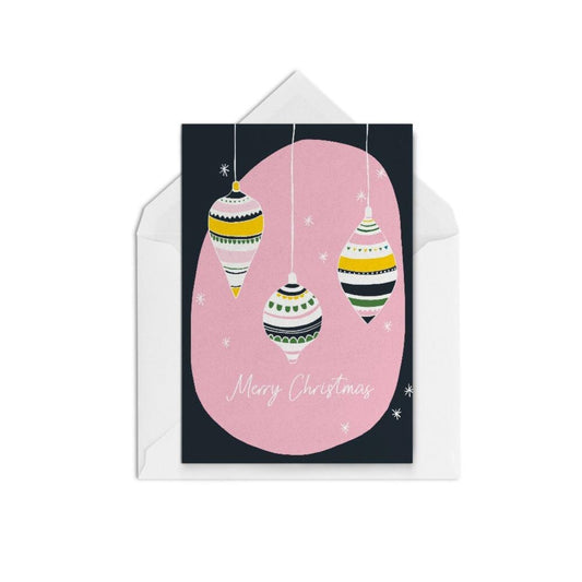 Christmas Baubles NZ - The Paper People Greeting Cards