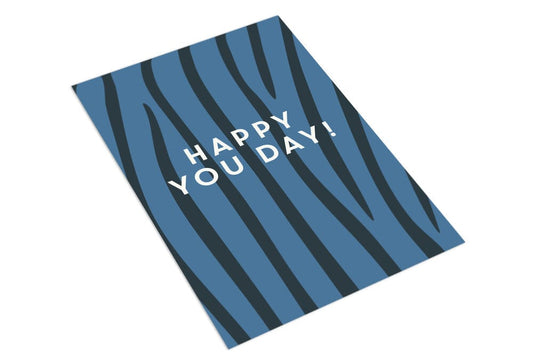 Happy You Day! Blue - The Paper People Greeting Cards