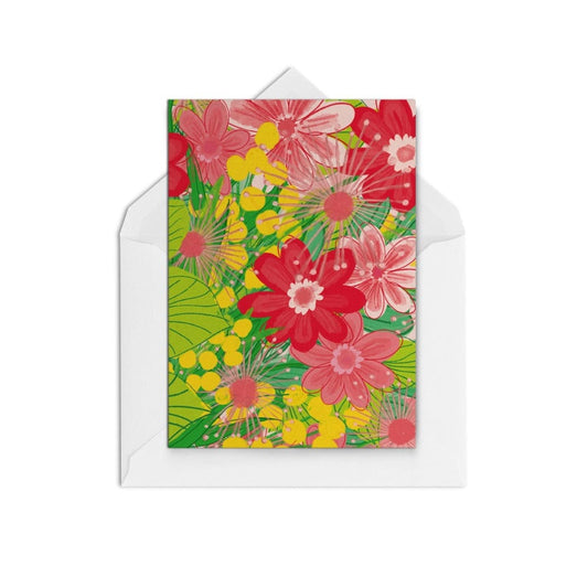 Bright Flowers - The Paper People Greeting Cards