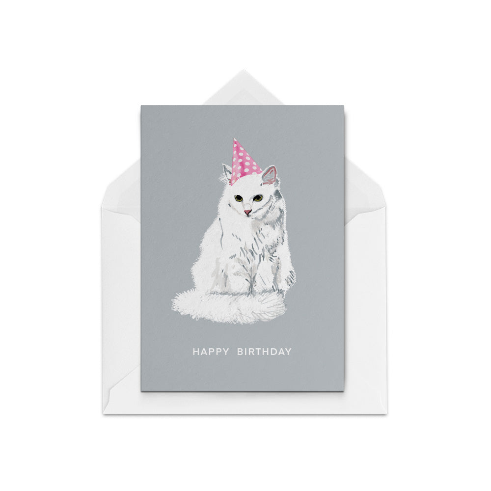 Luna Cat Birthday Card